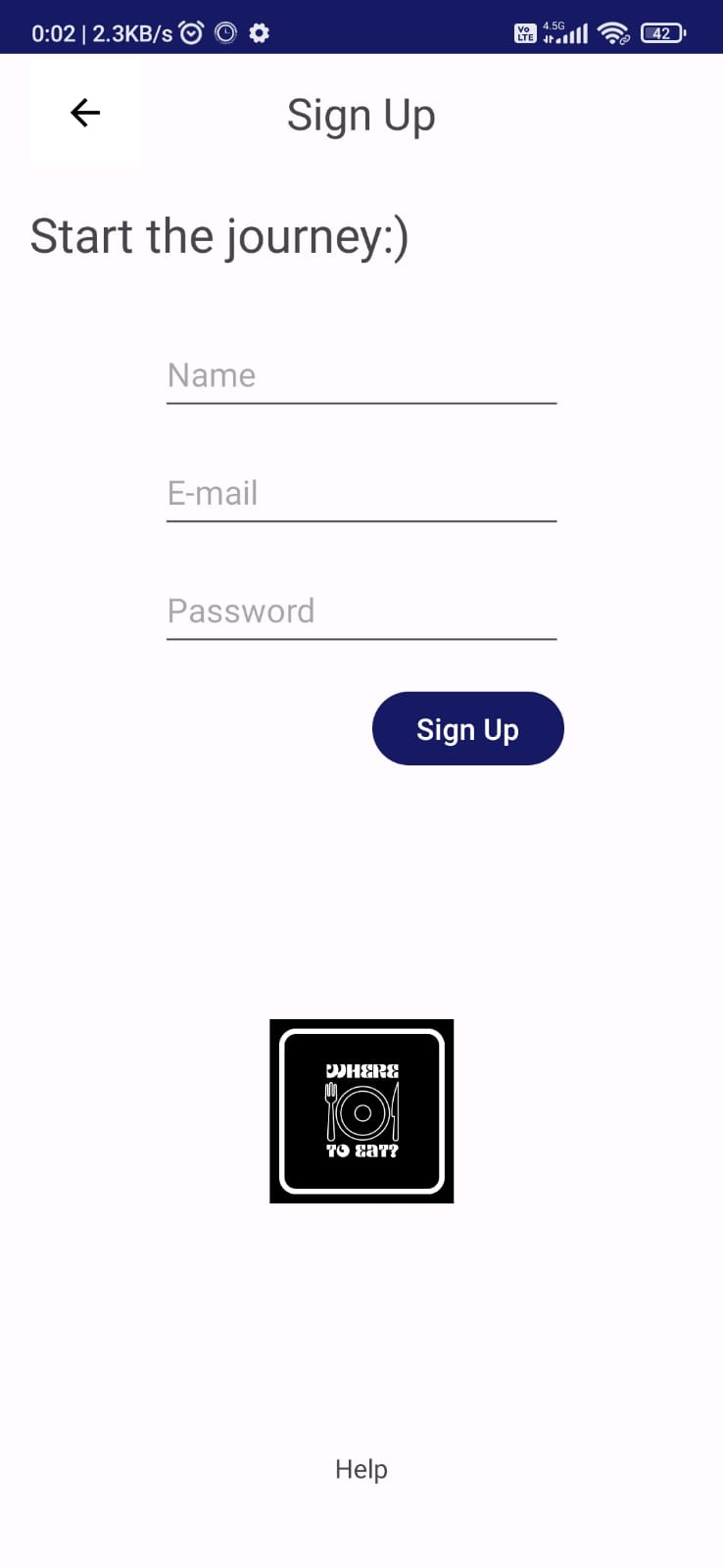 Restaurant Founder App Screenshot 2